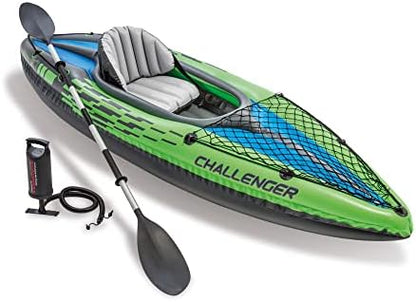 Solo Challenger Blow-Up Kayak Package