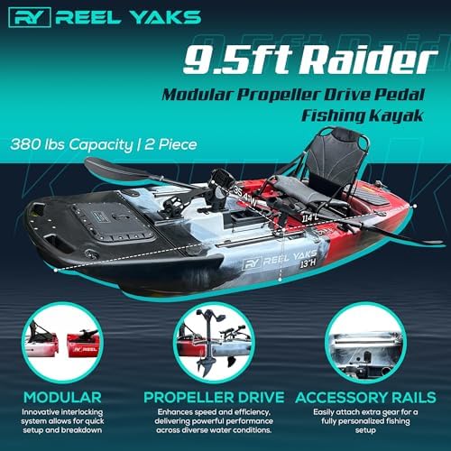 Compact Fishing Sit-On-Top Raider Kayak
