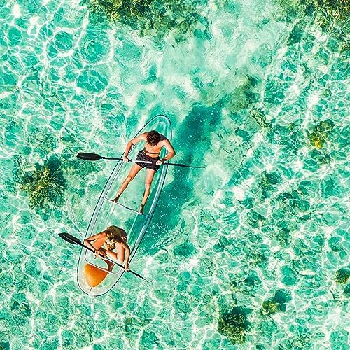 Crystal Clear Dual-Seat Transparent Kayak