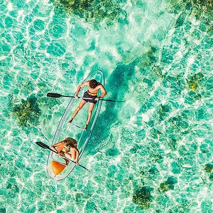 Crystal Clear Dual-Seat Transparent Kayak