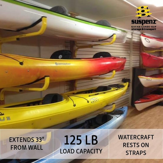 Flat Wall Kayak Suspension System