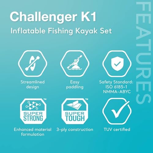 Solo Challenger Blow-Up Kayak Package